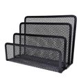 thumbnail image 2 of New Upgrade Home Storage Racks Black Mesh Letter Paper File Storage Rack Holder Tray Organiser Desktop Office, 2 of 4