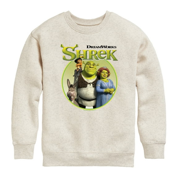 Hybrid Apparel - Shrek Group - Youth Boys Crew Fleece Sweatshirt