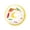 yellow#40130, variant on Bath Bombs Donut Explosion Bath Balls with Sea Minerals, Exfoliating Oil Control Soothing Aromatherapy, for All Skin Types, 6 Pack