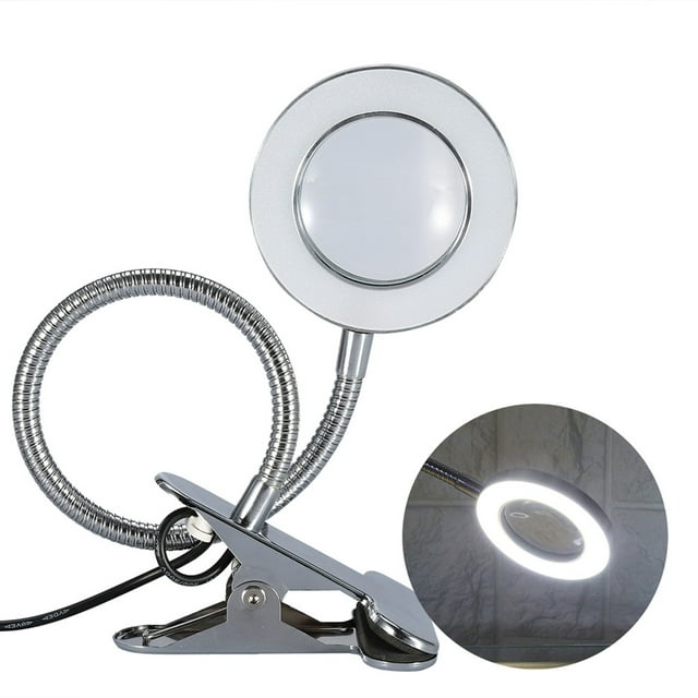 Lectura de Tatuaje de Maquilleje Permanente Portálil, Lupa de 2,5 Vecas, Lampara de Luz USB Con LED de Ahorro de Energi