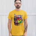thumbnail image 3 of Tee Hunt Adorable Kitten T-Shirt Andy Maxx Cat Men's Tee, Yellow, Medium, 3 of 5