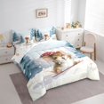thumbnail image 4 of Homewish Kawaii Guinea Pig Twin Bedding Sets 7-Piece, Winter Christmas Hamster Bedding Comforter Set, Cartoon Animal Reversible Sheet Sets, Breathable Home Decor, 4 of 8