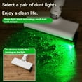 thumbnail image 4 of 2X Rechargeable Upright Vacuum Cleaner Dust Display LED Light Attachment, Green Light Universal,2x Vacuum Led Light 2x usb cable 2x mounting accessories kit,Black, 4 of 7