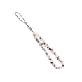 thumbnail image 2 of Phone Charm Natural Crystal Phone Wrist Chain Fashionable Keychain Strap, 2 of 9