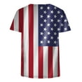 thumbnail image 5 of Patlollav Women Clothes,Womens Independence Day Summer Round-Neck T-Shirt Print Short Sleeve Tops, 5 of 5