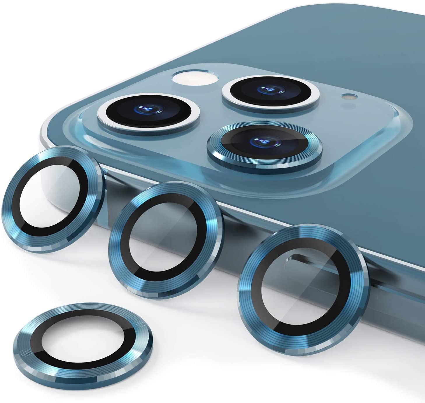 Saytay 4 Pack For Iphone 12 Pro Max 6 7in Camera Lens Protector Stylish Rear Camera Cover Not For 12 Pro 6 1 Premium Hd Tempered Glass Aluminum Alloy Lens Ring Cover Film Walmart Com