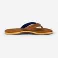thumbnail image 1 of Hari Mari Men's Dunes Memory Foam Arch Support Flip Flops Tobacco - 1061-108, 1 of 5