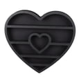 thumbnail image 1 of Wooden Floating Shelf, Wooden  Display Shelf Heart Shape Convenient Storage  For Living Room For Dinning Room, 1 of 8