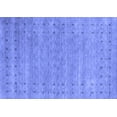 thumbnail image 1 of Ahgly Company Machine Washable Indoor Rectangle Abstract Blue Contemporary Area Rugs, 2' x 4', 1 of 4