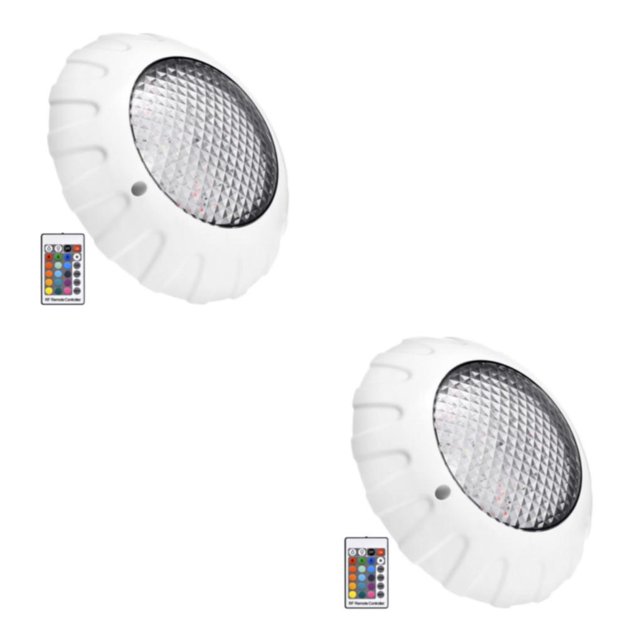Inteprter RGB LED Pool Light Underwater Night Pool Wall-Mounted SPA Swimming Lamp Type1