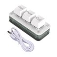 thumbnail image 4 of Mini teclado mecánico para juegos de 3 teclas, profesional, con esquinas redondeadas, apariencia suave y cómoda, teclado para juegos portátil ya establecido, 4 of 8