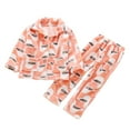 thumbnail image 1 of Pyjamas pour Bébé, Ensemble Confortable à Manches Longues, Col à Revers, Vêtements de Maison pour Filles, Rose 4-5 Ans, 1 of 3