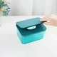 thumbnail image 5 of Dispensador de Toallitas Húmedas a Prueba de Polvo Organizador de Servilletas con Tapa Caja de Almacenamiento de Pañuelos Húmedos Húmedos de Gran Capa Azul Macarena Dispensador de toallitas húmedas, 5 of 8