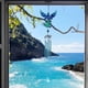 thumbnail image 5 of Wind Chime Iron Metal Crafts Ornaments Glass Painted Spray Courtyard Balcony Porch Pendant, 5 of 6