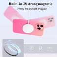 thumbnail image 3 of iPhone 14 Pro Max Case Magnetic Case, Cute Gradient Color Clear Case, Compatible with MagSafe for Women Girls Soft TPU Shockproof Camera Protective Back Cover-Hot Pink, 3 of 10