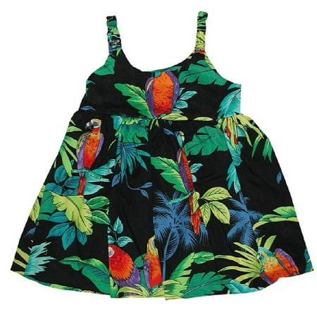 

RJC Girls Jungle Parrot Bungee Dress Black 4T