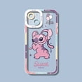 thumbnail image 1 of Disney Stitch-funda de teléfono para iPhone 14 Pro Max 13 12 11 Pro Max Mini XR XS X 8 7 6S Plus SE 2020, funda trasera transparente de silicona suave, 1 of 4
