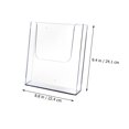 thumbnail image 2 of Transparent File Holder Wall-mounted File Stand Office File Manager Pamphlets Stand, 2 of 8