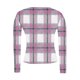 thumbnail image 5 of RKSTN Crewneck Shirts for Women Oversized Plaid Print Slim Ribbed Knitted Long Sleeve T Shirts Top Womens Casual Plus Size Round Neck Checkered Printed Stretch Loose Comfy Tee Fall Spring Clothes, 5 of 8