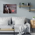 thumbnail image 2 of Stupell Industries Bad Dog Apology Family Pet Humor Boston Terrier Canvas Wall Art Design by Ziwei Li, 30" x 40", 2 of 4