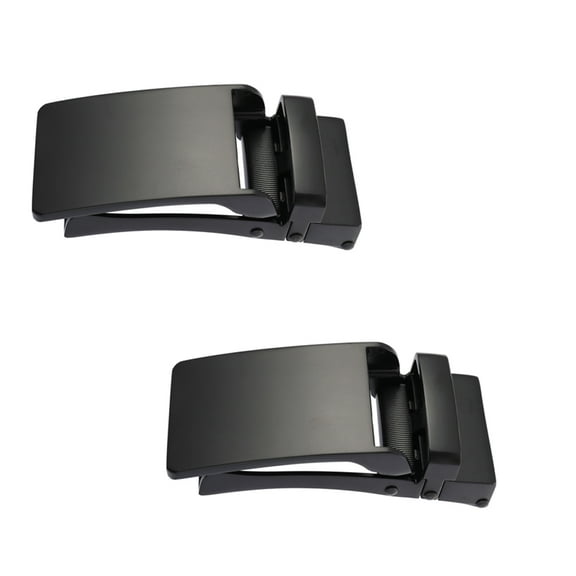 HEATSHAKING 2Pcs Men Belt Buckle Replacement for Automatic Fastening Belt Easy to Assemble and Disassemble 3.4*1.4*1.3in