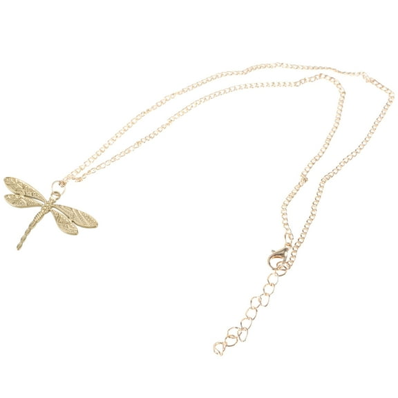 Aellinatey Trendy Dragonflies Pendant Choker Alloy Necklace Party Accessory Daily Use
