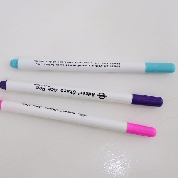 Crayons marqueurs effaçables à l'eau pour la couture