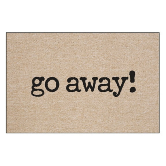 High Cotton Go Away Indoor/Outdoor Door Mat