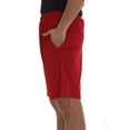 thumbnail image 2 of At The Buzzer Men’s Performance Basketball Shorts – Lightweight Breathable Mesh Athletic Gym Shorts (Red, XX-Large), 2 of 3
