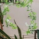 thumbnail image 3 of KAKOWELY 2 guirnaldas de glicinas artificiales con flores falsas, hojas verdes de glicina falsas., 3 of 5