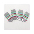 thumbnail image 1 of 4pcs Soft Plush Cute Patterned Pet Socks With Non-Slip Bottom, 1 of 4