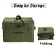 thumbnail image 5 of Bolsa de viaje única, bolsa de viaje versátil, ligera y espaciosa para viajar, acampar, mudarse, grande, verde, 5 of 7