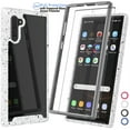 thumbnail image 1 of Galaxy Note 10 10+ 10 Plus 5G 2019 Phone Case [with Tempered Glass Screen Protector] Full-Body Rugged Transparent Clear Back Bumper Cover, 1 of 8