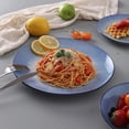 thumbnail image 3 of 12 Piece Dinnerware Set ，Chip Resistant, Dinnerware Sets, Plates, Dishes, Bowls, Service for 4, Blue And White, 3 of 6