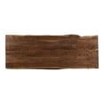 thumbnail image 4 of Bent Counter Table Smoked-Color:Brown,Style:Rustic, 4 of 6