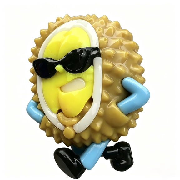 TOYOUME Cute Durian Squishy, Kawaii Squeeze Toys,Upgrade Fruit Squishies Sensory Toys for Anxiety Relief, A