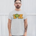 thumbnail image 3 of Tee Hunt Love T-Shirt St. Patrick's Day Clover Irish Shamrock Men's Novelty Shirt, Ash Gray, 5X-Large, 3 of 5