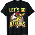 thumbnail image 1 of Cute Banana Graphics Baseball Team Banana Lovers Sports Unisex T-Shirt, 1 of 4