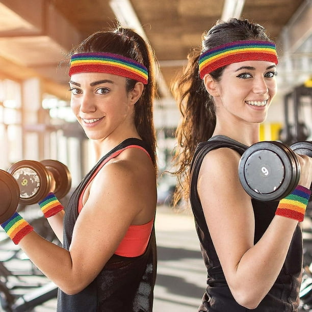 Cinta Pelo Mujer Pack De 6 Diademas Deportivas - Absorbe Sudor, Ideal Para Y Y Running Diadema Mujer Headbands Para Gimnasio Unisex