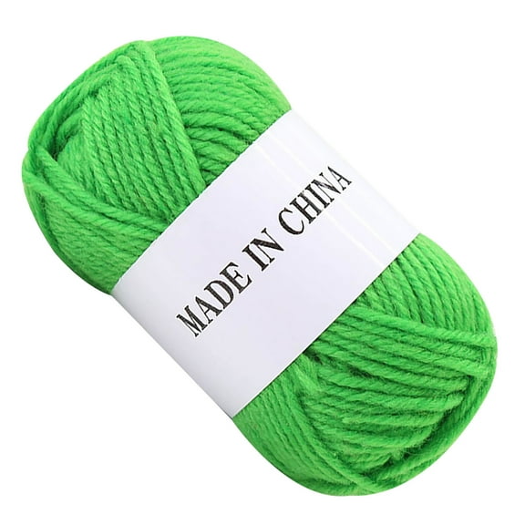 RuiJiao 5PCS Medium Thickness Acrylic Yarn - Perfect for DIY Dolls, Knitting Hats, and Scarves