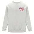 thumbnail image 6 of YOIAVAIOY Valentines Day Love Heart Sweatshirts Mens Valentine Graphic Long Sleeve Pullover Girlfriend Casual Sweatshirt White M, 6 of 9