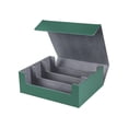 thumbnail image 1 of Deck Card Case Hold 1800+ Card Protection Holder Sturdy for Card Collectors Gift Green Lined In Gray, 1 of 8