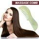 thumbnail image 4 of Peine de pelo de Jade Natural JAMW cabezal de masaje para el cuero cabelludo herramienta de dientes grandes Retro 1 ud, 4 of 5