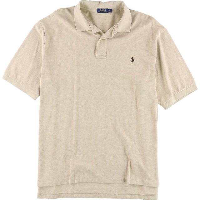 Polo de rugby Ralph Lauren para hombre Big & Tall Dune, beige, grande 3X