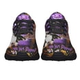 thumbnail image 5 of Boston Terrier Witch Switch Halloween Shoes Sneakers for Women Men Black Size 10, 5 of 7