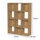 thumbnail image 5 of Mueble Organizador de 12 Cubos Madik Multiusos en Color Café Nuez, 5 of 5