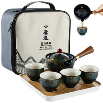 TJ Global Chinese/Japanese Ceramic Tea Set, 100% Handmade