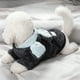 thumbnail image 4 of Abrigo para perros Abrigo de plumas de dos patas para mascotas pequeñas | Chaleco acolchado y cálido | Tela impermeable antiviento | Cierre de cremallera | Blanco, Gris | Tallas de S M L | Ropa de, 4 of 6