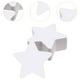 thumbnail image 1 of Etiquetas de regalo de stars de 100x White Staruts Etiquetas de estrellas de estrellas para favores de fiesta Decoración de la fiesta de, 1 of 8