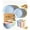 Multicolor, variant on WFPXAMLZZMD 16pcs Wheat Straw Dinnerware Sets, Plates and Bowls Sets for 8, Microwave Dishwasher Plates, Dishes Set for 8 for Valentine'S Day, Durable Party Tableware Kit for Gifts